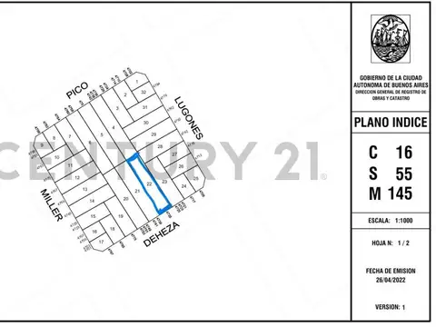 Terreno en Venta de 352,3 m2