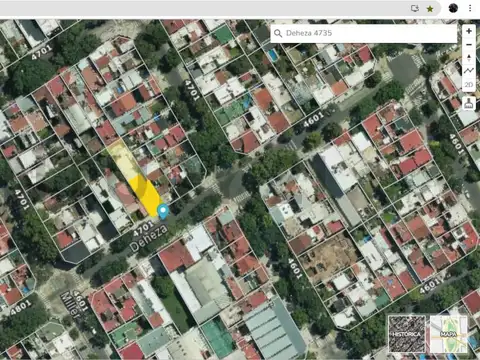 Terreno en Venta 40,68  mts Fondo