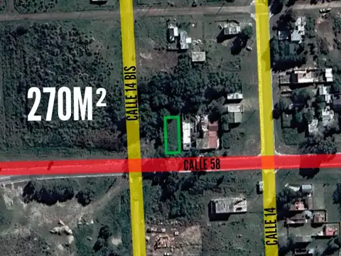 Terreno en venta - 270Mts2 - Mar del Tuyú