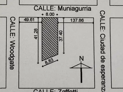 LOTE /TERRENO  con PROYECTO de CONSTRUCCION