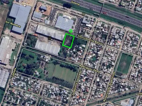 VENTA LOTE IDEAL GALPON, CERCA DE COLECTORA, EN MORENO