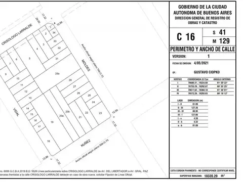 Terreno en Venta en Lomas de Nuñez, USD 340.000