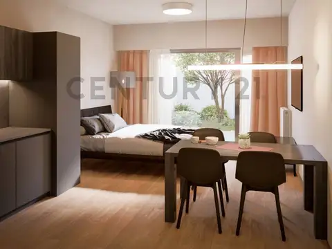 Departamento Monoambiente con 1 baño