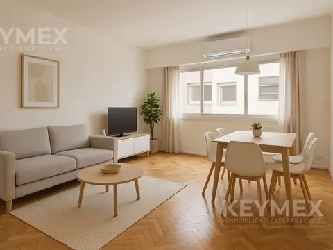 Departamento 2 ambientes con 1 baño