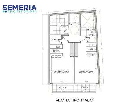 Departamento en Venta de 2 ambientes