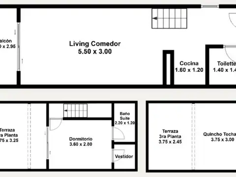 Depto Tipo Casa en Venta en La Lucila, USD 137.000