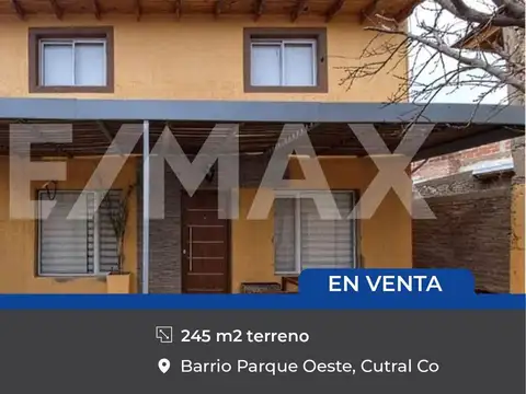 CASA 2 DORMITORIOS EN 2 PLANTAS CUTRAL CO