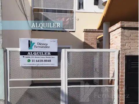 Departamento  PB.  2 amb. con Cochera y PATIO  Morón Centro