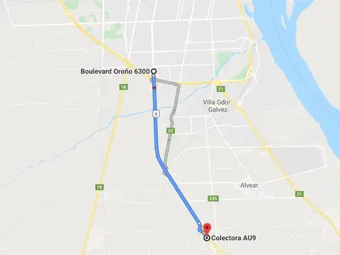 FRACCIÓN: VENTA Sobre COL-AUT.Rosario/Bs.- 1,03 Ha.- As. a mil metros de RNAO12.-