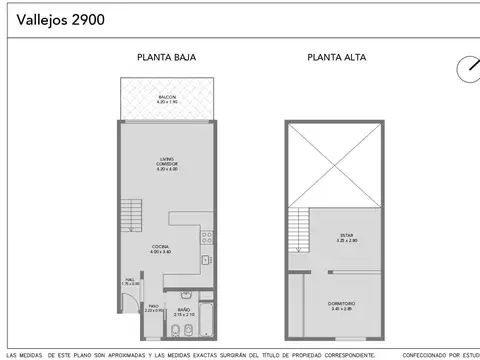 Depto Tipo Casa en Venta de 1 dormitorio