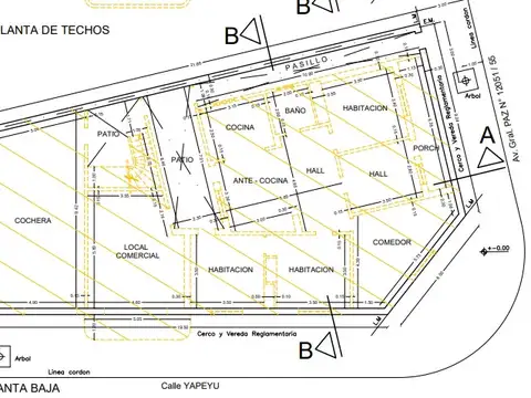 Terreno en Venta 21  mts Fondo