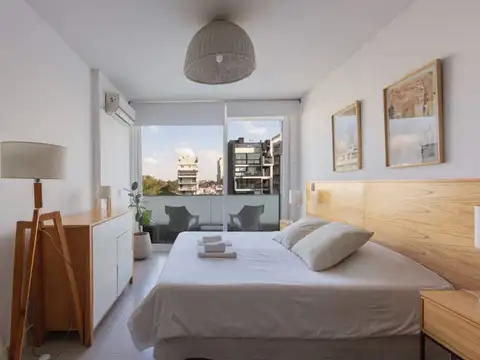 Av. Niceto Vega al 5700, Palermo Hollywood. Alquiler Temporario de 1 gran ambiente con balcon y  Amenities