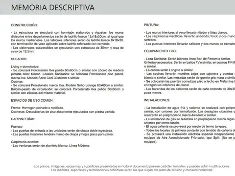 Departamento 2 ambientes con 1 baño