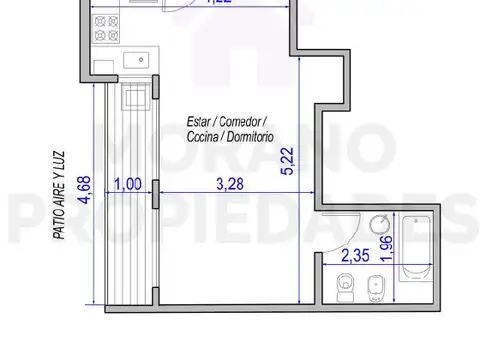 Departamento en Venta en Coghlan, USD 121.000