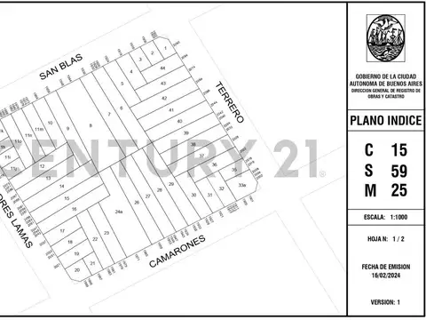 Terreno en Venta 17,80  mts Fondo