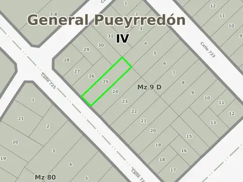 Terreno en Venta de 405,0 m2