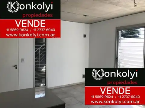 Departamento 2 ambientes con 1 baño