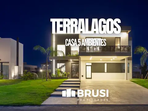 CASA EN VENTA EN TERRALAGOS - 5 AMBIENTES - CON PILETA