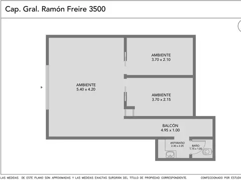 Capitán General Ramón Freire  al 3500