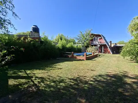 Casa en venta tipo cabaña con parque en cañuelas