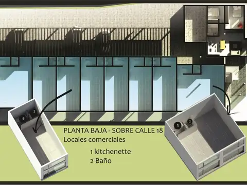 Excelente posibilidad de inversión, Locales comerciales y departamentos!