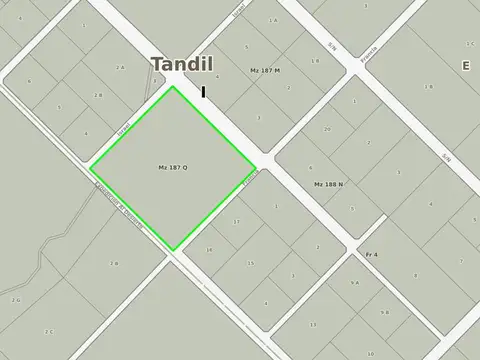 Terreno en Venta 15  mts Frente