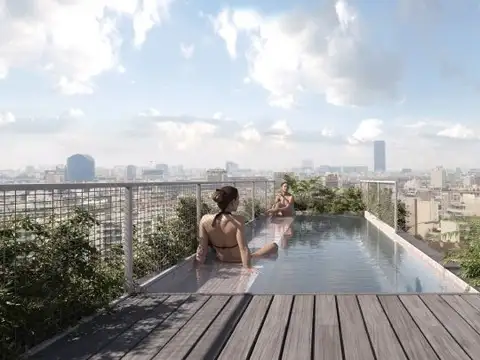 Venta. Tres ambientes. Balcón con parrilla. Amenities premium. Palermo Hollywood.