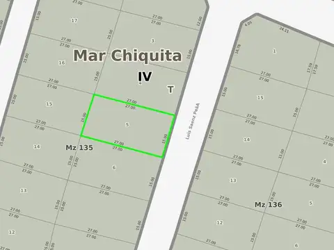 Luis Sanez Peña e/ Campora y Juan Bautista Alberdi