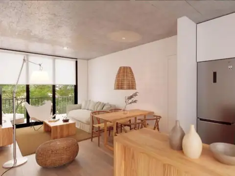 Departamento 2 ambientes con 1 baño