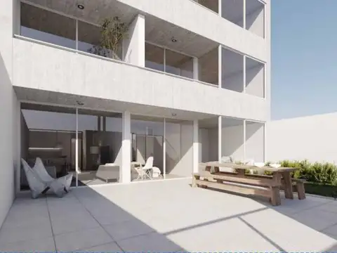 Departamento de 2 dormitorios con patio