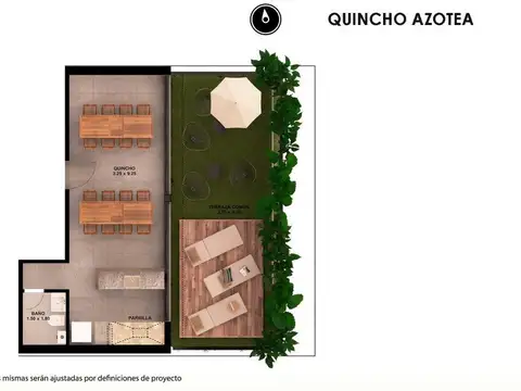 Departamento Monoambiente con 1 baño