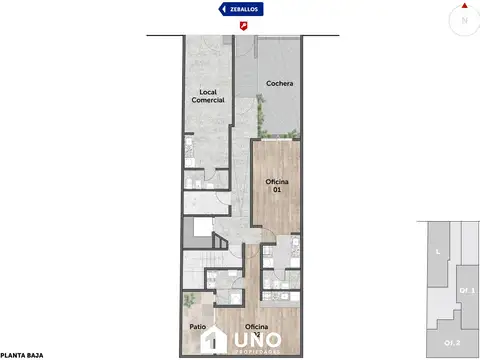 Departamento en Venta de 2 ambientes