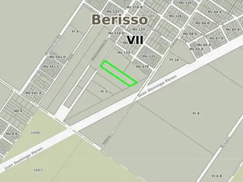 Terreno en Venta en Berisso, USD 21.000