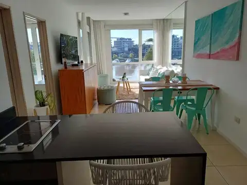Departamento 2 ambientes con 2 baños