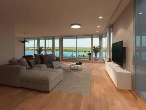 Departamentos de 2, 3 y 4 dormitorios con amenities y vista al río