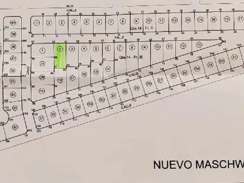 Terreno en Venta 42  mts Fondo