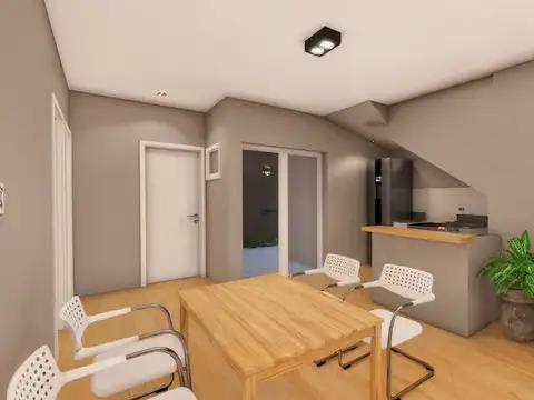 Casa 3 ambientes con 1 baño