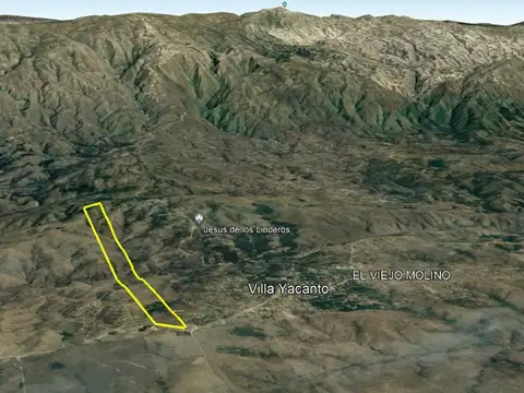 Campo en venta en Yacanto para desarrollo