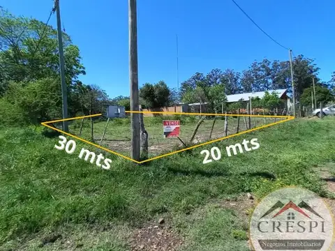 Terreno en Venta en Puerto Yerua, USD 28.000