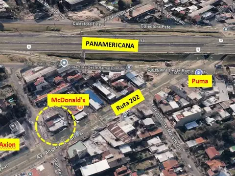 Excelente Edificio Comercial / Locales Ruta 202 casi Panamericana, Don Torcuato