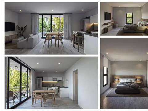 Departamento 2 ambientes con 1 baño