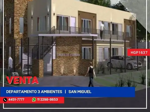 Departamento - Venta - Argentina, San Miguel - España 2800