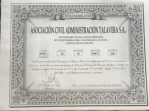 TERRENO EN BARRIO NAUTICO TALAVERA