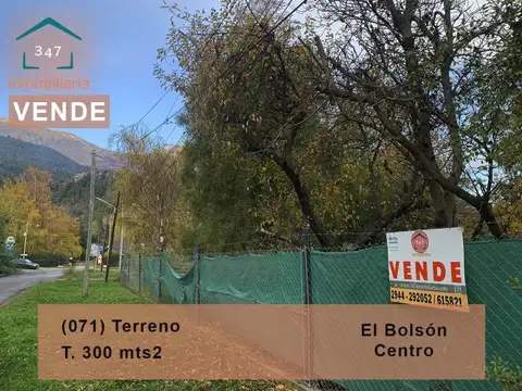 (071) Terreno El Bolsón Centro