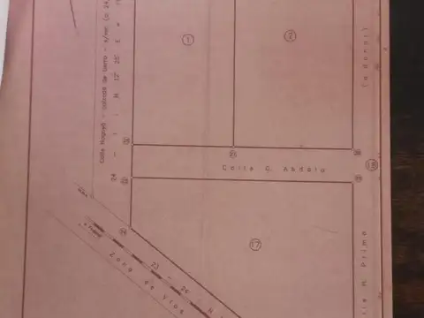 Terreno en Venta 70  mts Fondo