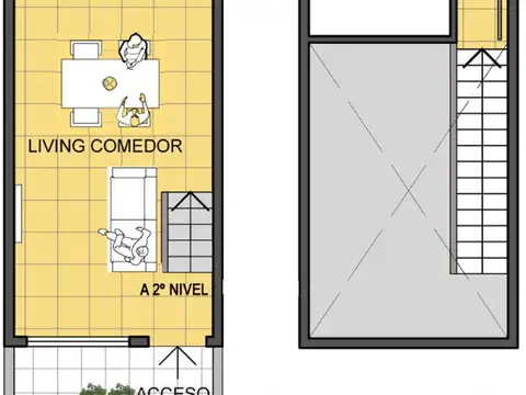 Depto Tipo Casa en Venta de 2 ambientes