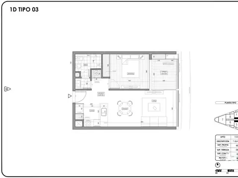 Departamento en Venta de 2 ambientes