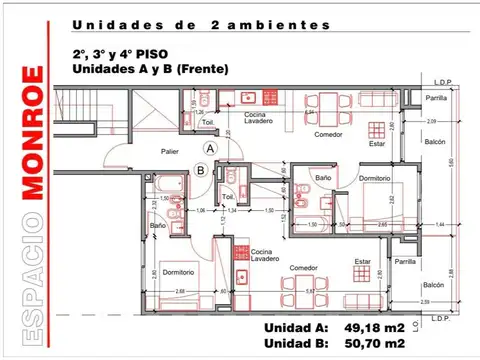 Departamento en Venta de 1 dormitorio