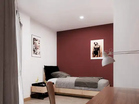 Departamento Monoambiente con 1 baño