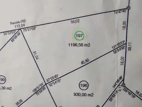 Terreno en Venta de 1200,0 m2